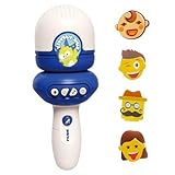 Dmuzsoih Mikrofon, Karaoke-Mikrofon mit integrierter Musik | Gesangsgerät mit Sprachmodulation und Aufnahme für 3 Jahre und mehr