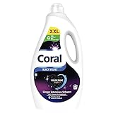 Coral Waschmittel Flüssig Black Velvet Colorwaschmittel für intensives Schwarz mit Faserschutz-Serum 60 WL 1x3L