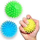 3 Stück Igelball Weich, Massage Ball, Massageball Igelball Fußmassage 6.5cm, für Rücken, Beine, Füße und Hände, entlastet den Druck, Das perfekte Geschenk für Familie, Freunde