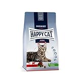 Happy Cat 70560 - Culinary Adult Voralpen Rind - Katzen-Trockenfutter für ausgewachsene Katzen und Kater - 10 kg Inhalt