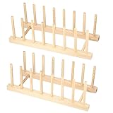 2 PCS Abtropfgestell, Geschirrabtropfgestell, Brettchen...