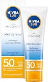 NIVEA SUN UV Gesicht Mattierender Sonnenschutz LSF 50 (50...