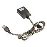 Denash USB -zu RS232 -Adapter, Metal Industrial Plug and Play Heiße Swappbare USB Serienkonverter Einfacher Anschluss mit Treiber CD für Steuerdrucker für Telefon