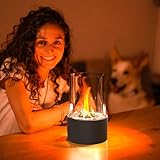 Tischkamin für Indoor und Outdoor 25x16x16cmTischfeuer, Windlicht, Gartenfackel und Bioethanolkamin aus Edelstahl Füllmenge von 200 ml (Kombinierbar-L)