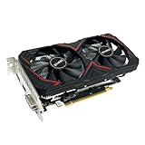 QTHREE Radeon RX 580 Grafikkarte, 8G D5 256-bit, HDMI DisplayPort DVI, DirectX 12, 8 PIN Additional Power Connector, PCI Express x16
