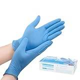 100x Siegmund Nitril-Einweghandschuhe blau - Größe XL - dehnbare, puderfreie, medizinische Nitrilhandschuhe höchster Qualität - undurchlässig für Bakterien, Pilze und Viren