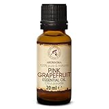 Grapefruit Öl 20ml - Citrus Paradisi - Südafrika - Reine & Natürliche Grapefruitöl - für Guten Schlaf - Wellness - Schönheit - Aromatherapie - Spa - Aroma Diffuser - Duftlampe - Raumbeduftung