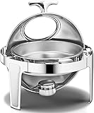 HTTGDGDH Buffet-Server Und -Heizgerät – Küchengeschirr, Neuer Doppel-Hot Pot Aus Edelstahl, Warmhaltetablett Für Catering-Buffets, Speisetopf Für Event-Catering-Bankette.（Double-6L）