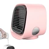 Aira Breeze LuftküHler,USB-Betriebener Luftkühler,Klimaanlage Mobil,Air Breeze Klimaanlage,Tragbarer KüHlventilator füR Haus,Luftkühler mit Wasserkühlung Klein,für Familien und Reisende