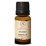 Myrrhe Öl 10ml - Commiphora Myrrha - Indien - 100% Naturreines Ätherisches Öl - Myrrhen Öl für Guten Schlaf - Raumduft - Aromatherapie - Aroma Diffuser - Duftlampe - Myrrhenöl