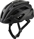 ALPINA VALPAROLA - Stoßabsorbierender, Optimal Klimatisierter & Leichter Fahrradhelm Mit Antibakteriellen Polstern Für Erwachsene, black matt, 55-59 cm