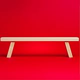 SIKORA B2 einfache Holz Schwibbogenbank Schwibbogen Erhöhung L: 44 cm