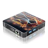 RUPA Android TV Box, 2025 8K Neueste Android Box 14.0 mit RAM 2G ROM 16G WiFi6 Enternet 10/100M Bluetooth 5.0 USB 3.0 Unterstützt 3D HD 8K Smart TV Box