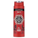 Old Spice The White Wolf Duschgel und Shampoo für Männer, The Witcher Limited Edition, 3-in-1 Körper-Haare-Gesicht, Langanhaltende Frische, 250ml (1er Pack)