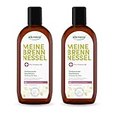 alkmene 2x Brennnessel Haarwasser mit Provitamin B5 250 ml - Brennessel Haarbalsam bei empfindliche Kopfhaut - Haartonikum