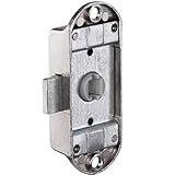 Gedotec Bart-Drehstangenschloss Vierkant Inter Design Aufschraubschloss für Kleiderschrank - Piccolo-Nova | DM: 15 mm | Anschlag: DIN Rechts | MADE IN GERMANY | 1 Stück Möbelschloss ohne Vierkant