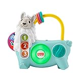 Fisher-Price Linkimals Lernspielzeug für Baby und Kleinkind mit interaktiven Lichtern und Musik, 123 Activiteit Lama, niederländische Version ​, HNM96