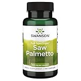 Swanson, Saw Palmetto (Sägepalme), 540mg, 100 Kapseln, Hochdosiert, Laborgeprüft, Sojafrei, Glutenfrei, Ohne Gentechnik