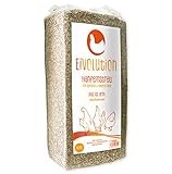 eivolution Hanfeinstreu I 14 KG I Für Hühner, Nager wie Meerschweinchen und Kaninchen & Pferde | Extrem Saugfähig & Geruchsbindend I Staubarm