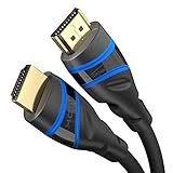 KabelDirekt – 10K & 8K HDMI Kabel, HDMI 2.1b – 1,5 m, erhältlich in 0,5-5 m – Zertifiziert, in Deutschland entwickelt (Ultra High Speed HDMI 2.1 Kabel für PC, PS5, Xbox, Monitor und TV – schwarz-blau)