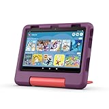 Amazon Fire HD 8 Kids-Tablet (Neueste Generation), für Kinder von 3-7 J. | 3 GB RAM, werbefreie Inhalte, integrierte Kindersicherung, 13 Std. Akkulaufzeit, 32 GB, violett (2024)