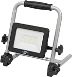 Brennenstuhl LED Akku Baustrahler EL 2000 MA (20W, 6000K, 2150lm, IP54, LED Arbeitsstrahler mit Powerbank-Funktion, 6h Leuchtdauer)