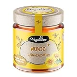 Vegablum Wonig Löwenzahn, Vegane Honig-Alternative, Bio & Vegan, Honigersatz (225g)