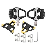 SPD-SL Rennradpedale, SPD-SL Road Pedal Fahrradpedale SPD-SL, Rennradpedale 9/16 Zoll Selbstsperrende Pedale mit Stollen Pedale für Fahrradrad-Rennradpedale Fahrräder Und Ersatzteile Fahrt