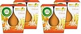 Air Wick Wohlfühl-Duftkerze DUO im Glas – Duft: Citrus – Enthält natürliche ätherische Öle – 2 x Duftkerzenset (Packung mit 2)