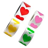 KALLORY 1 Satz Versiegelungsaufkleber Hochzeitsetikett Buchstabendekor Kleine Hochzeitsaufkleber Etikettenaufkleber Für Den Haushalt Herz-siegel-aufkleber Heimdekoration 4 Rollen