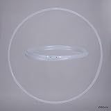 Hula Hoop Rohling, PP (Polypropylen) 19mm, Transparent, Ø100cm