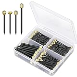 100pcs Bildaufhängeset, Bildernägel, Set mit schweren Wandbildern, Stahlnägel Set, Wandnägel für Bilder und Einfaches Bilder, Spiegeln und Dekorationen, Praktisch Organisiert in Aufbewahrungsbox