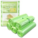 Diompirux 100 Stück x 20 Liter Kompostierbare Biomüllbeutel, 20 Stück pro Rolle, Besonders reißfest und wasserdicht, Recycelbar Abfallbeutel für Küche, für den Restmüll und die Wertstoffsammlung