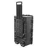 METTLE wasserdichter XXL-Studio-Trolley Schutzkoffer Flightcase Fotokoffer Transportkoffer Outdoor-Koffer