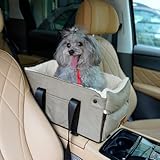 Hunde-Autositz für kleine Hunde, Konsole, Hundeerhöhung, abnehmbar, waschbar, Mittelkonsole, Haustier-Autositze Armlehne, Sitzerhöhung, Sitz, passend für Auto, Outdoor, Reisen, für Welpen, Katzen,