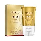 Ah-8 Firming Neck Cream,Hals und Dekollete Creme mit Hexapeptide,Neck Massager Firmings Cream zur Reduzierung von Falten,Halslinien und Schlaffer Haut,für Glatte & Jugendliche Haut