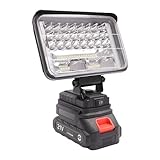 Led Arbeitsleuchte 48W Akku Strahler Campinglampe Tragbar mit 48 LED-Perlen ausgestattet ist für Outdoor-Wanderungen, Hundespaziergänge, Camping