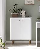 Schildmeyer Jonte Aktenschrank, weiß, 65,2 x 39 x 85,5 cm