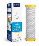 Alvito Wasserfilter, mit EM-Keramik, für Aktivkohle Blockfilter