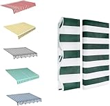 Markisen Ersatzstoff, Handbetriebene Markise Stoff, Einziehbare Markisenbespannung, Wasserdicht Polyester Mit PU-Beschichtung, Ersatzstoff Für Garten- Und Balkonmarkisen