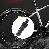 WANHUARO Kurbelabzieher, Kurbelabzieher Fahrrad, Pedalabzieher Fahrrad, Kompakter Kurbelabziehers, Reparatur Wartung Entferner, Kurbelscheibes Werkzeug, für FahrräDer Reparatur(Schwarz)