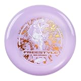 Wham-O Frisbee Freestyle Disc 160g, 26.67cm, strapazierfähiges und Flexibles PE für Outdoor Strand, Familienspaß -1 Pack