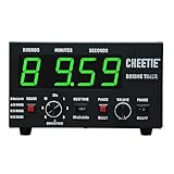 PoiToe Klassischer Box-Intervalltimer mit LED-Anzeige, wählbarer Trainingszeit und Wiederholungszahl sowie einstellbarem Sound Green