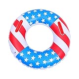 Gogogmee 1 Stück Flaggen-Schwimmring Aufblasbarer Kinderpool Aufblasbarer Pool Aufblasbarer Schlauchpool Für Jungen Aufblasbarer Schwimmsitz PVC-Schwimmring Aufblasbarer