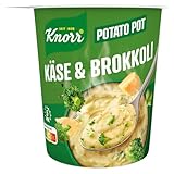 Knorr Potato Snack Pot mit Käse & Brokkoli und nachhaltig angebauten Kartoffeln, fertig in nur 5 Minuten 8x 50 g