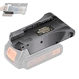 YMWLKJ XSBT620 XSBT600 Adapter für Black+Decker 20 V Akku, kompatibel mit Shark IZ462H IZ482H IZ483H IZ463H IZ201 IZ251 IZ462HNP Vertex schnurlose Stabstaubsauger..