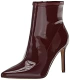 Jessica Simpson Grijalva Damen Stiefelette mit spitzer Zehenpartie, Plateau-Pump, Stiefe, Malbec, 37.5 EU