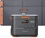 Jackery Solargenerator 3000 Pro mit 2 * 200W Solarpanel, Tragbare Powerstation 3024Wh, Schnellladung in 1,8 Std., 3x AC Ausgang, 2x USB-C Ladeanschlüsse, für den Außenbereich und Notfälle zu Hause