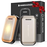Fitabok Handwärmer Elektrisch 2-Pack – 6000mAh Magnetischer Taschenwärmer, USB-C Elektrische Handwärmer Wiederaufladbar Schnellheizung, 3 Heizstufen Bis 55°C, für Outdoor, Camping, Golf, Raynaud