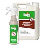Envira Spinnen-Spray - Anti-Spinnen-Mittel Mit Langzeitwirkung - Geruchlos & Auf Wasserbasis - 500 ml + 2 Liter
